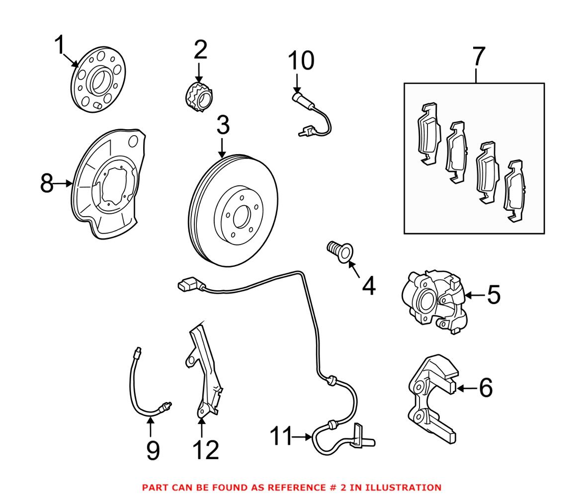 Mercedes Axle Nut - Rear 0003531373